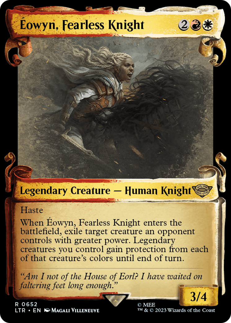 Eowyn, Fearless Knight [The Lord of the Rings: Tales of Middle-Earth Showcase Scrolls] | Odin's Place