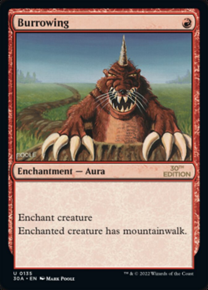 Burrowing [30th Anniversary Edition] | Odin's Place