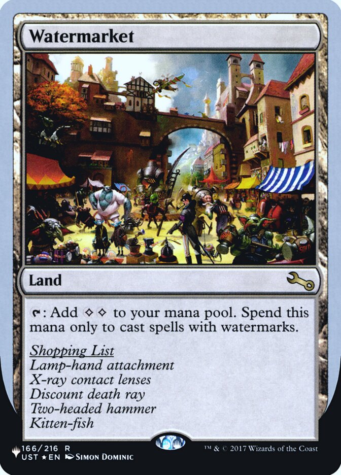 Watermarket (Unfinity Foil Edition) [The List] | Odin's Place