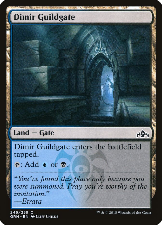 Dimir Guildgate (246/259) [Guilds of Ravnica] | Odin's Place