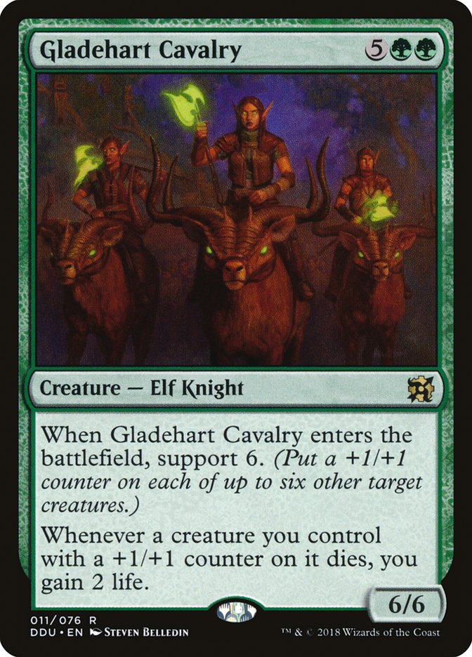 Gladehart Cavalry (11) [Duel Decks: Elves vs. Inventors] | Odin's Place