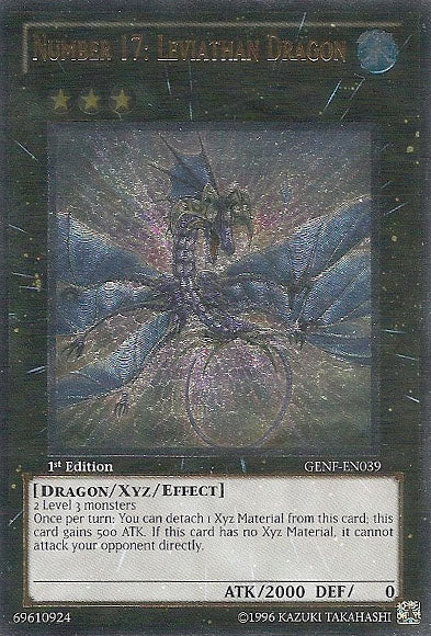 Number 17: Leviathan Dragon [GENF-EN039] Ultimate Rare | Odin's Place