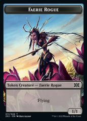 Faerie Rogue // Eldrazi Scion Double-Sided Token [Double Masters 2022 Tokens] | Odin's Place