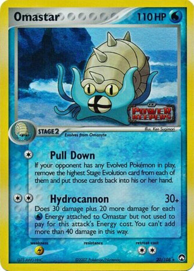 Omastar (20/108) (Stamped) [EX: Power Keepers] | Odin's Place