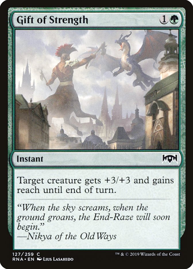 Gift of Strength (127) [Ravnica Allegiance] | Odin's Place