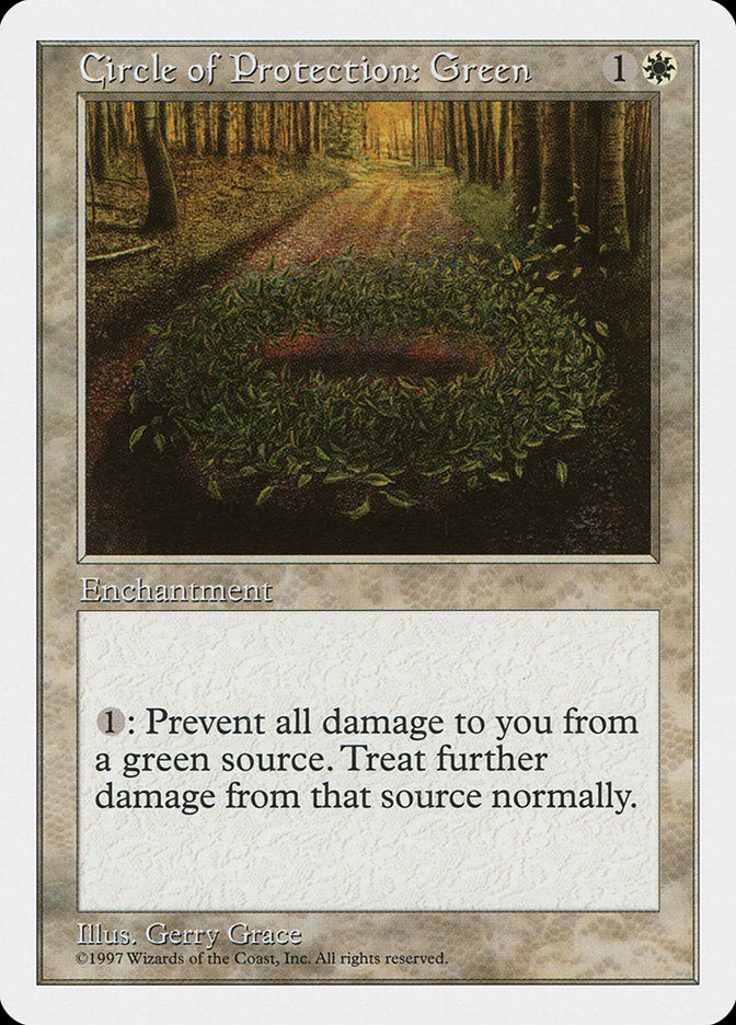Circle of Protection: Green (19) [Fifth Edition] | Odin's Place