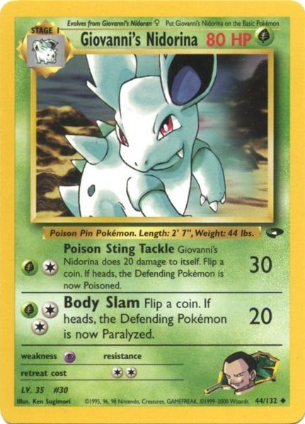 Giovanni's Nidorina (44/132) [Gym Challenge Unlimited] | Odin's Place