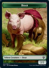 Hydra // Boar Double-Sided Token [Commander 2021 Tokens] | Odin's Place