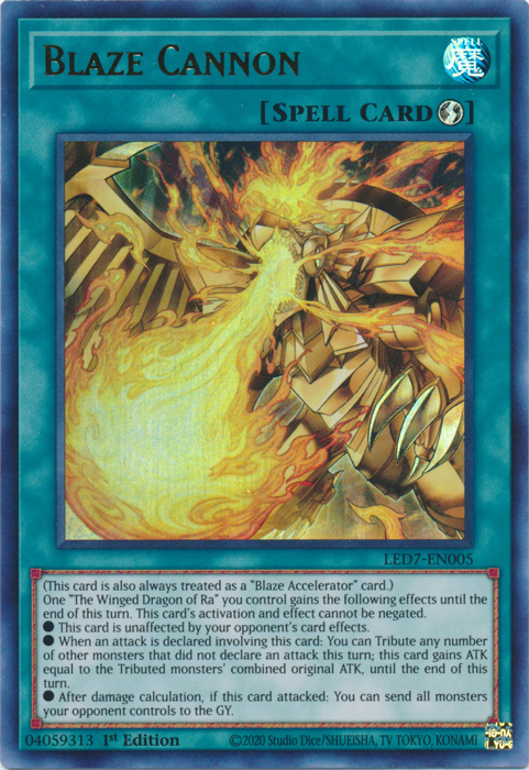 Blaze Cannon [LED7-EN005] Ultra Rare | Odin's Place