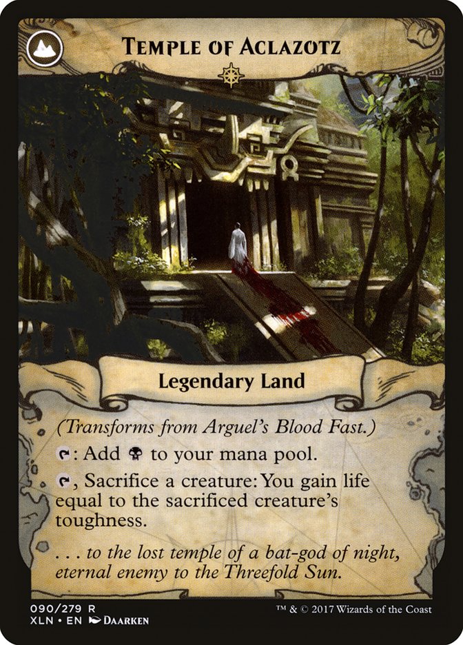 Arguel's Blood Fast // Temple of Aclazotz [Ixalan] | Odin's Place