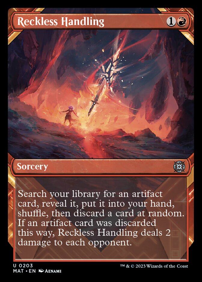 Reckless Handling (Showcase Halo Foil) [March of the Machine: The Aftermath] | Odin's Place