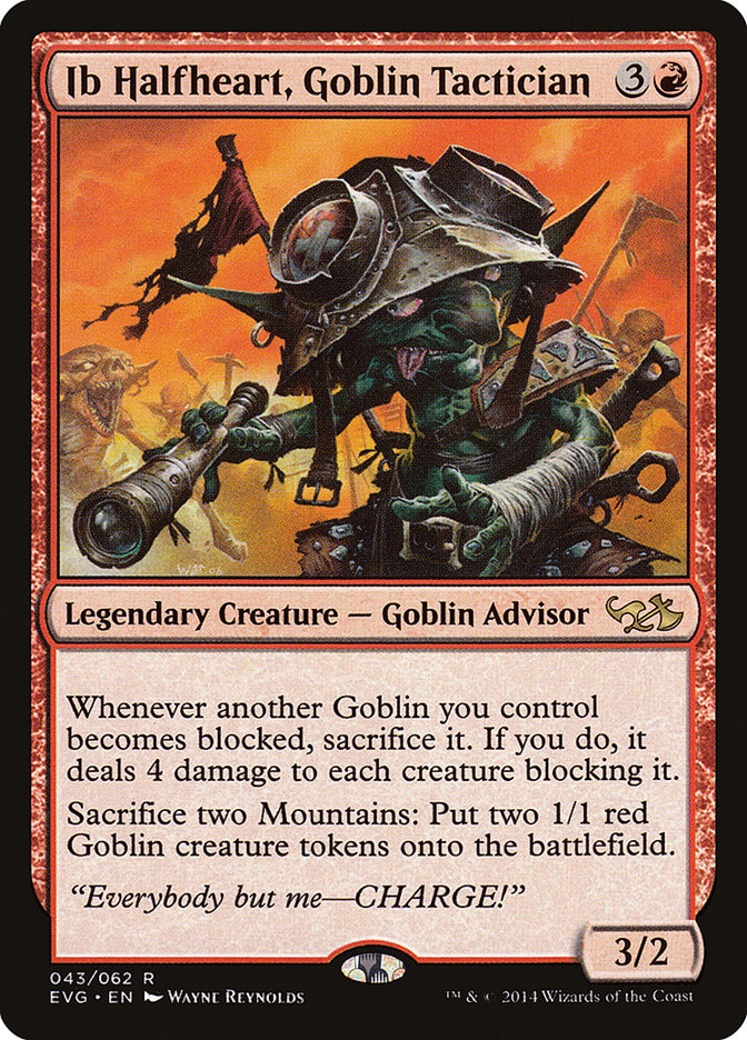 Ib Halfheart, Goblin Tactician (43) (Elves vs. Goblins) [Duel Decks Anthology] | Odin's Place