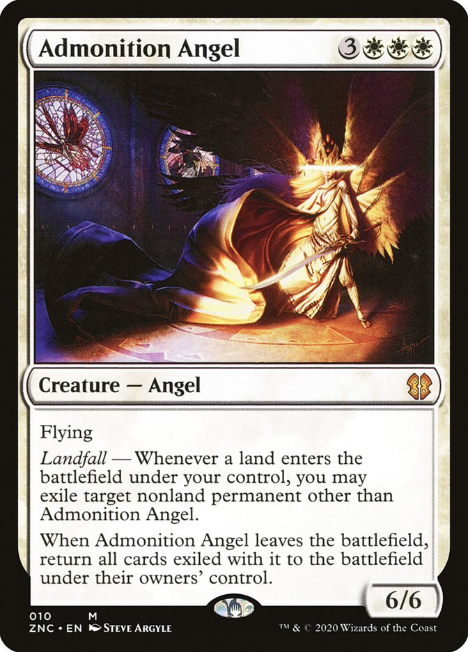 Admonition Angel [Zendikar Rising Commander] | Odin's Place