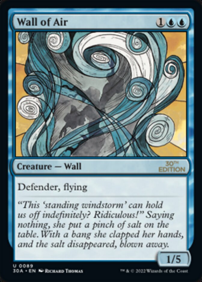 Wall of Air [30th Anniversary Edition] | Odin's Place