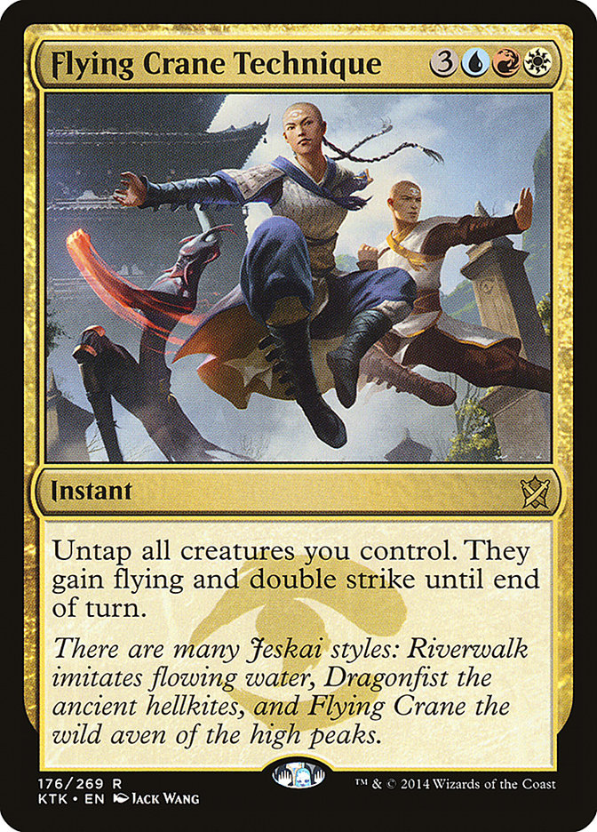 Flying Crane Technique (176) [Khans of Tarkir] | Odin's Place