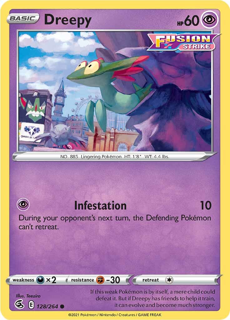 Dreepy (128/264) [Sword & Shield: Fusion Strike] | Odin's Place