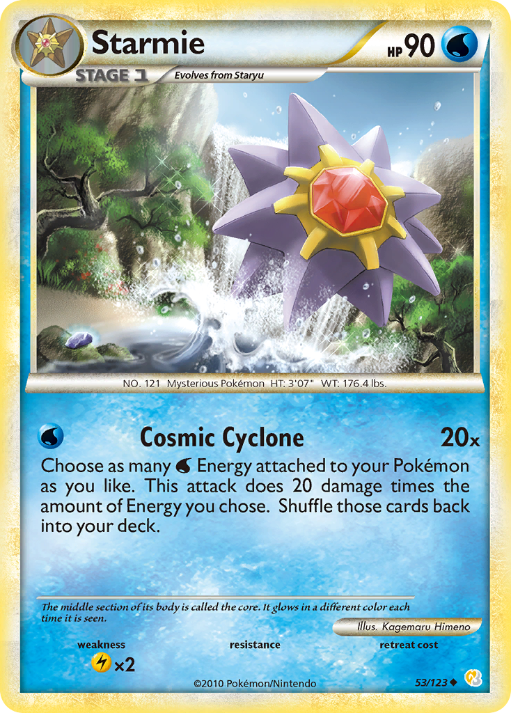 Starmie (53/123) [HeartGold & SoulSilver: Base Set] | Odin's Place