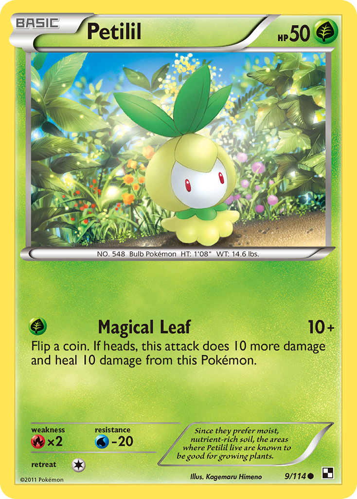 Petilil (9/114) [Black & White: Base Set] | Odin's Place