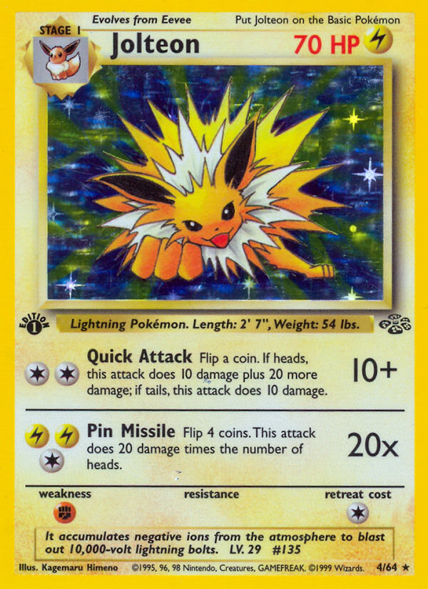 Jolteon (4/64) [Jungle 1st Edition] | Odin's Place