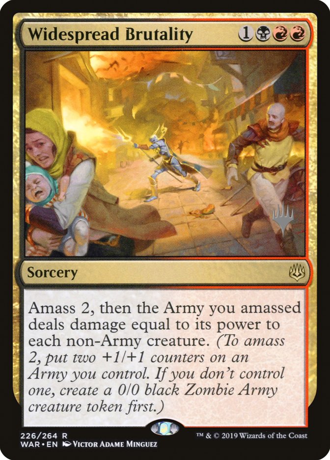 Widespread Brutality (Promo Pack) [War of the Spark Promos] | Odin's Place