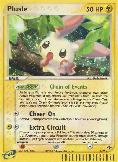 Plusle (8/97) [EX: Dragon] | Odin's Place