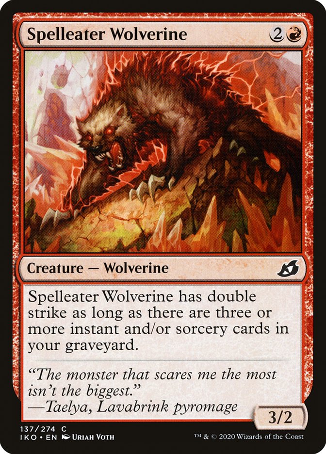 Spelleater Wolverine [Ikoria: Lair of Behemoths] | Odin's Place