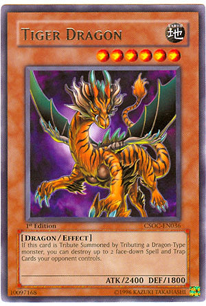 Tiger Dragon [CSOC-EN036] Rare | Odin's Place