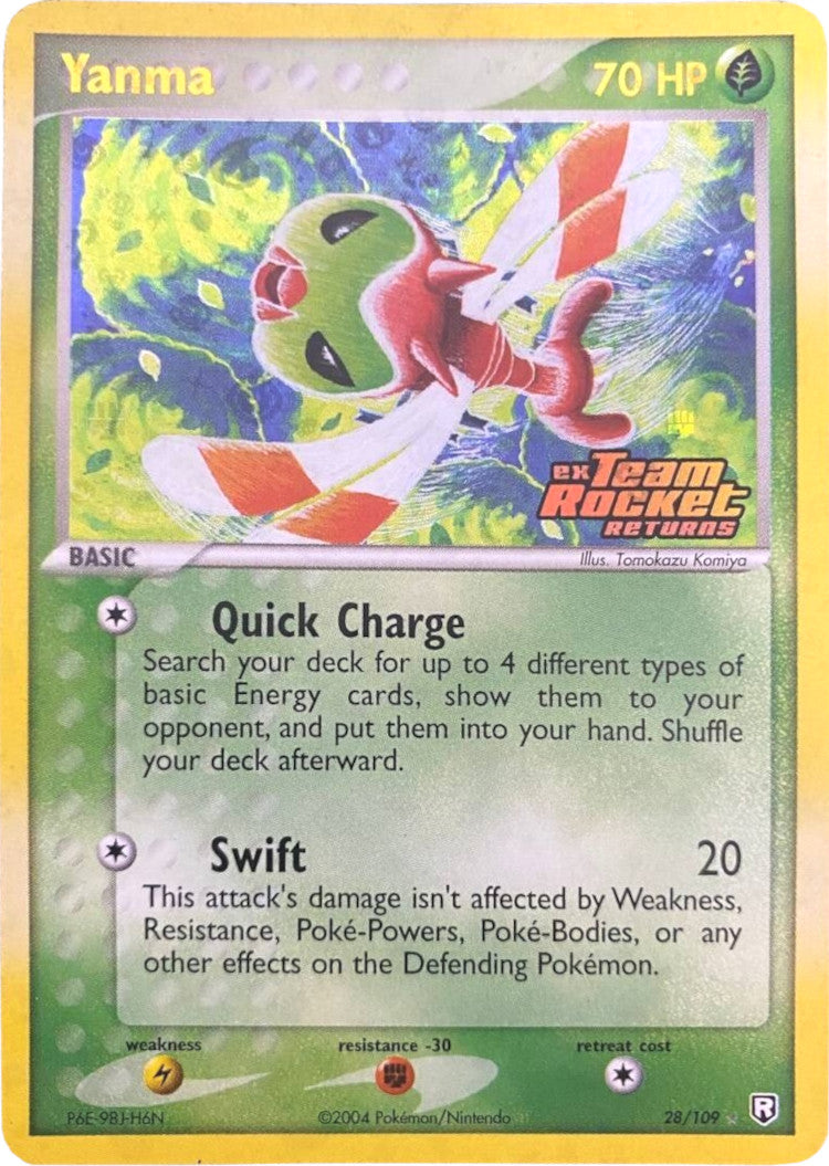Yanma (28/109) (Stamped) [EX: Team Rocket Returns] | Odin's Place