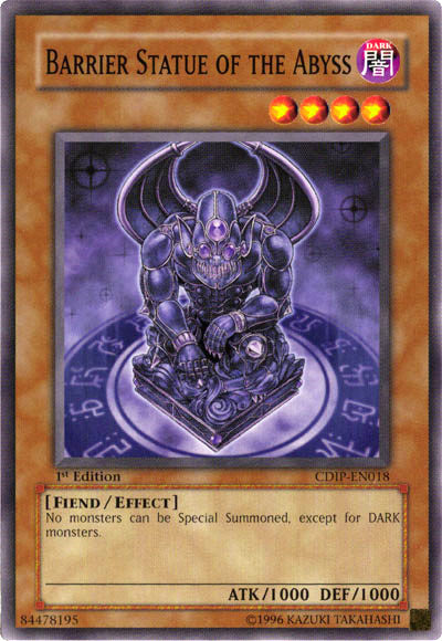 Barrier Statue of the Abyss [CDIP-EN018] Common | Odin's Place