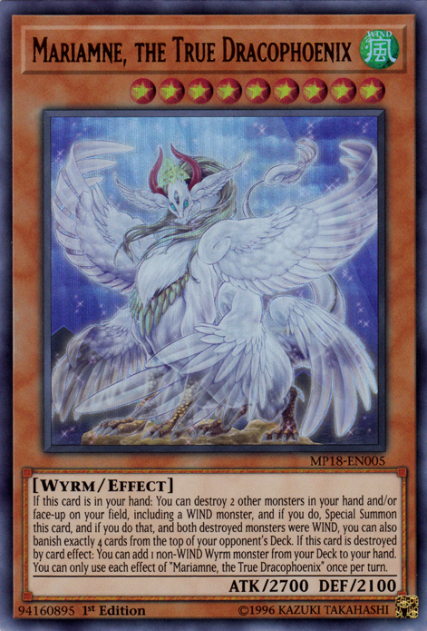Mariamne, the True Dracophoenix [MP18-EN005] Ultra Rare | Odin's Place