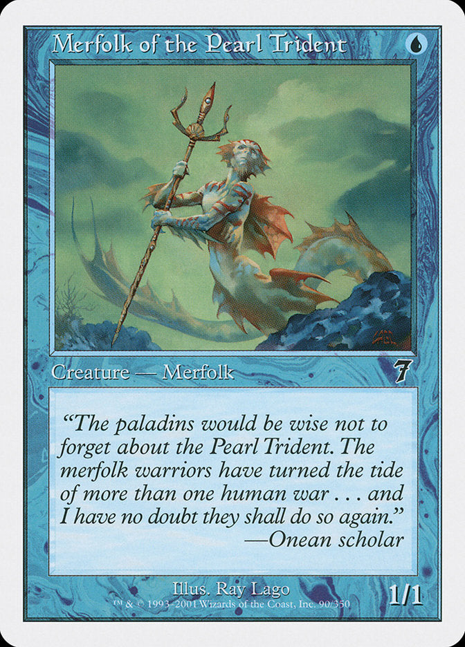 Merfolk of the Pearl Trident (90) [Seventh Edition] | Odin's Place