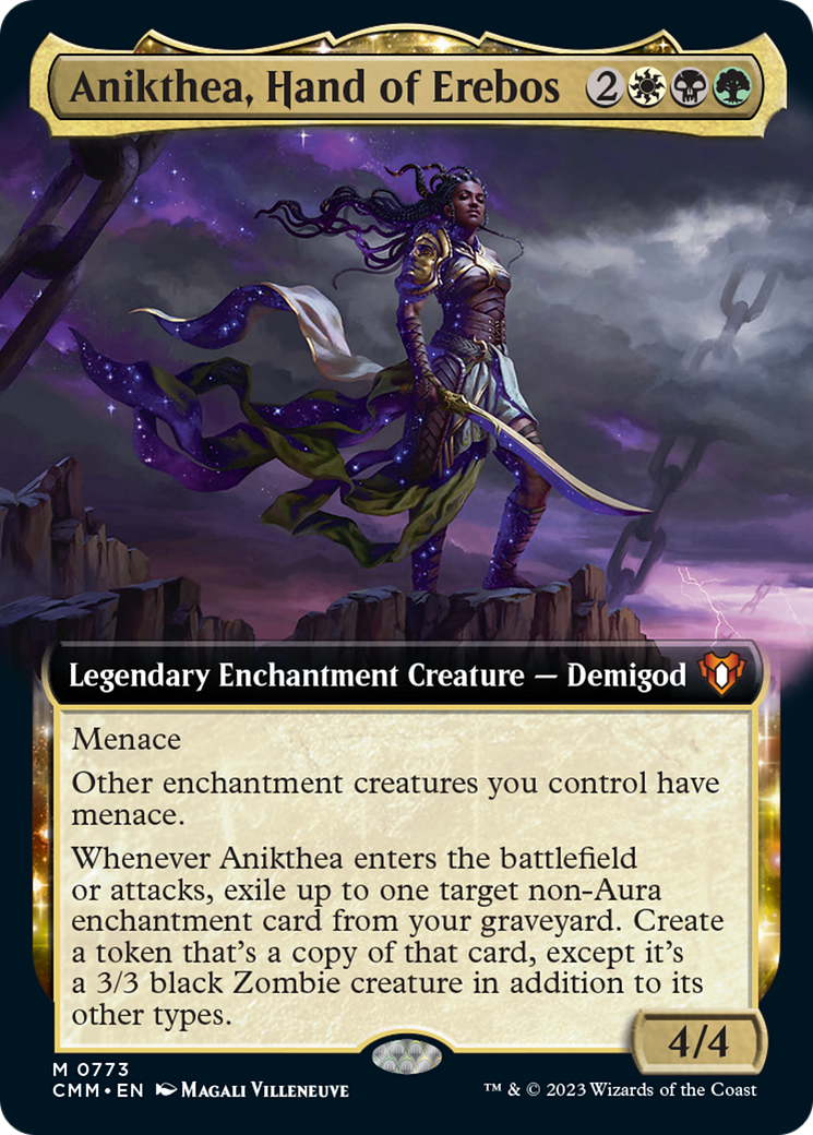 Anikthea, Hand of Erebos (Extended Art) [Commander Masters] | Odin's Place