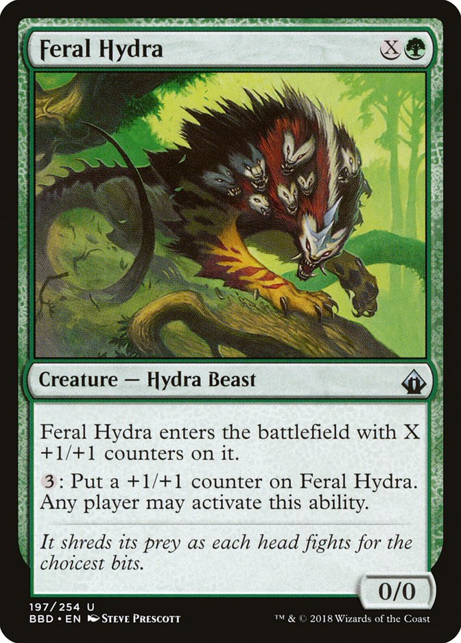 Feral Hydra (197) [Battlebond] | Odin's Place