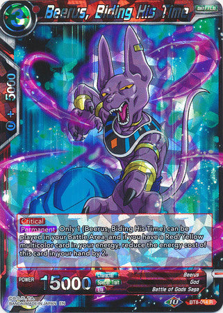 Beerus, Biding His Time (BT8-014) [Malicious Machinations] | Odin's Place