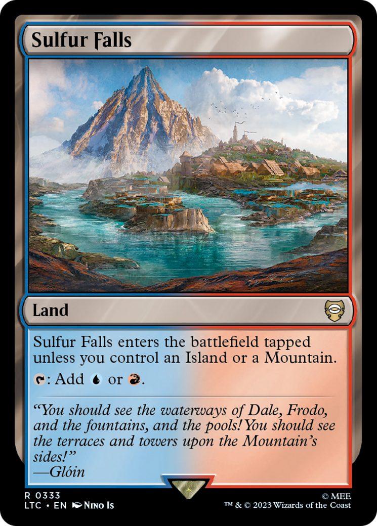 Sulfur Falls [The Lord of the Rings: Tales of Middle-Earth Commander] | Odin's Place
