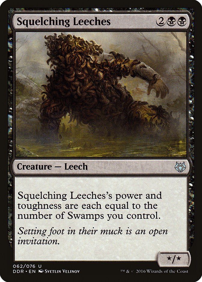 Squelching Leeches (62) [Duel Decks: Nissa vs. Ob Nixilis] | Odin's Place