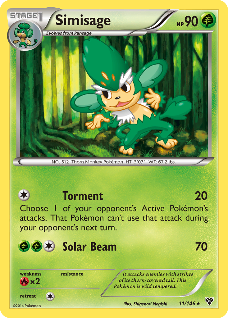 Simisage (11/146) [XY: Base Set] | Odin's Place