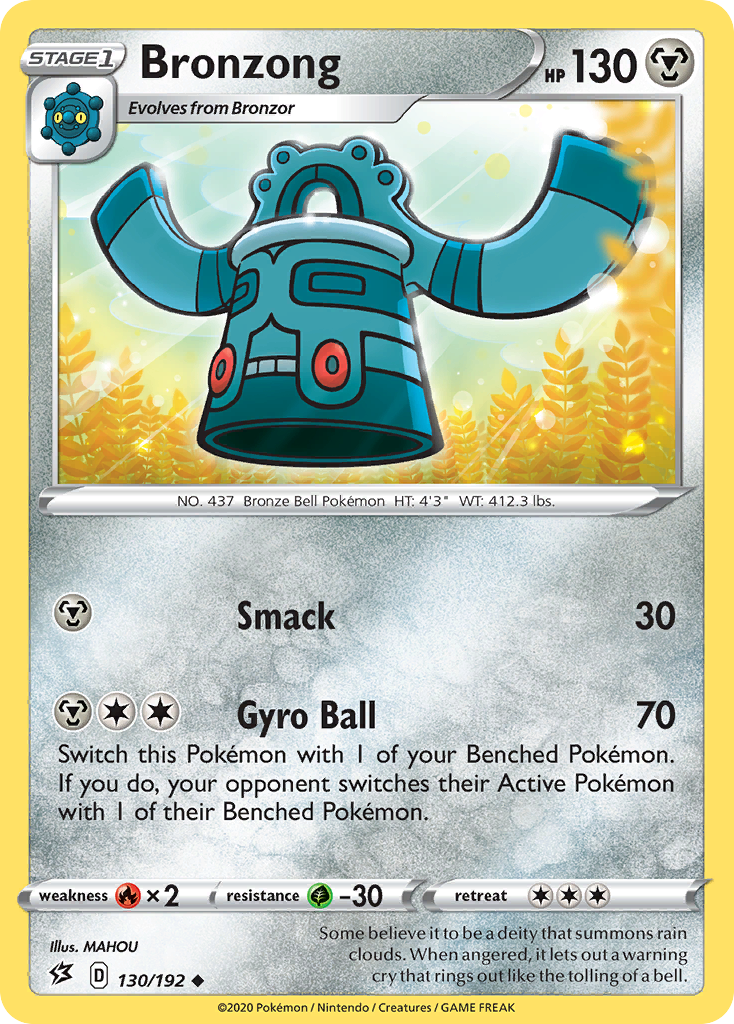 Bronzong (130/192) [Sword & Shield: Rebel Clash] | Odin's Place