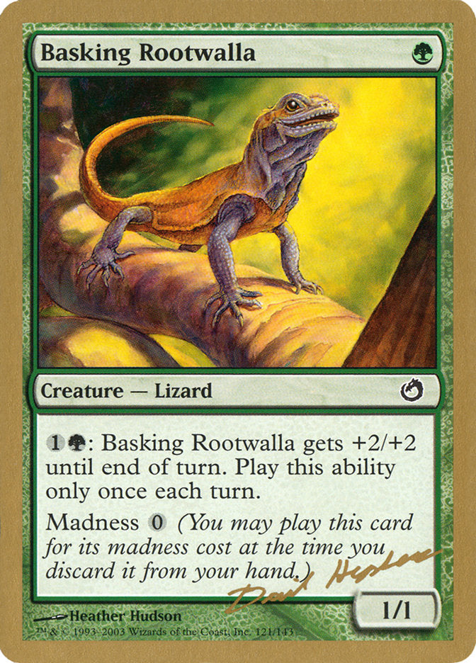 Basking Rootwalla (Dave Humpherys) [World Championship Decks 2003] | Odin's Place