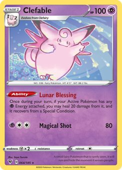 Clefable (064/185) [Sword & Shield: Vivid Voltage] | Odin's Place