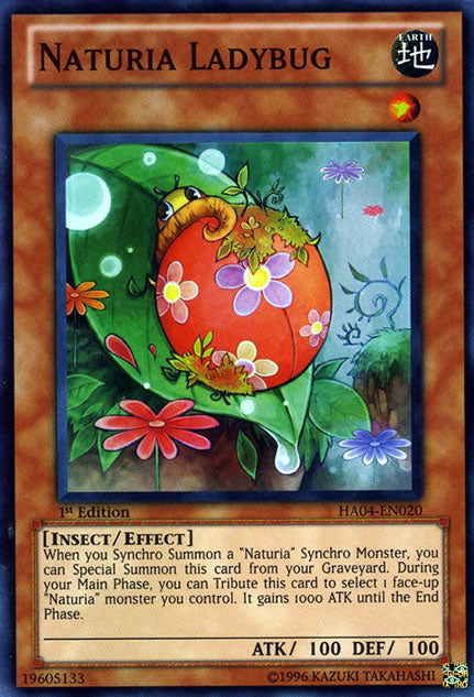Naturia Ladybug [HA04-EN020] Super Rare | Odin's Place