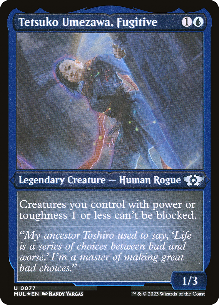 Tetsuko Umezawa, Fugitive (Foil Etched) [Multiverse Legends] | Odin's Place