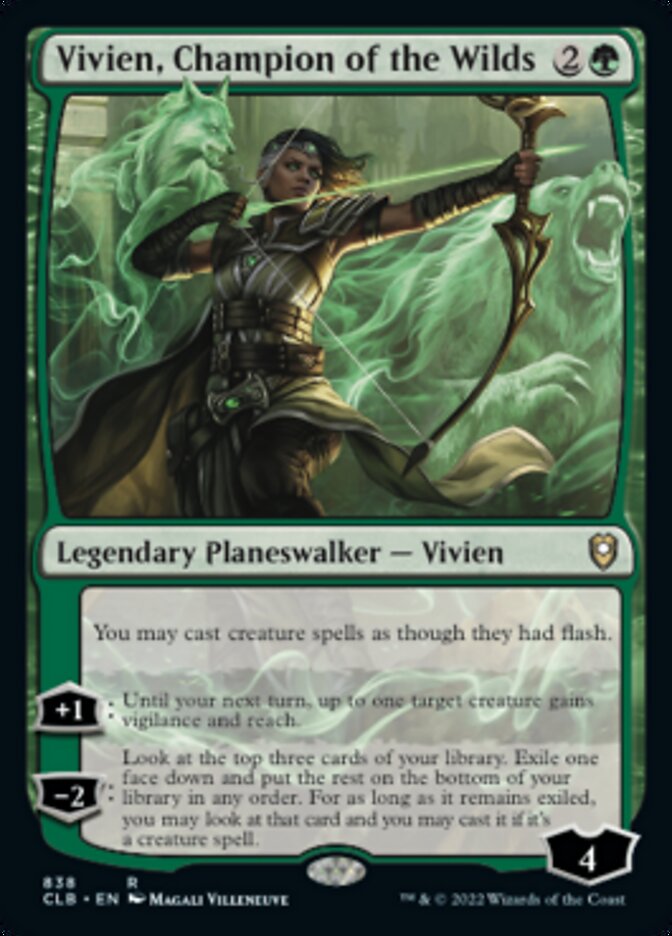 Vivien, Champion of the Wilds [Commander Legends: Battle for Baldur's Gate] | Odin's Place