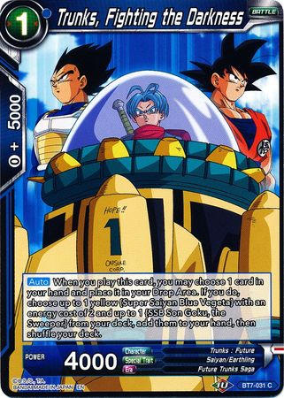 Trunks, Fighting the Darkness (BT7-031) [Assault of the Saiyans] | Odin's Place