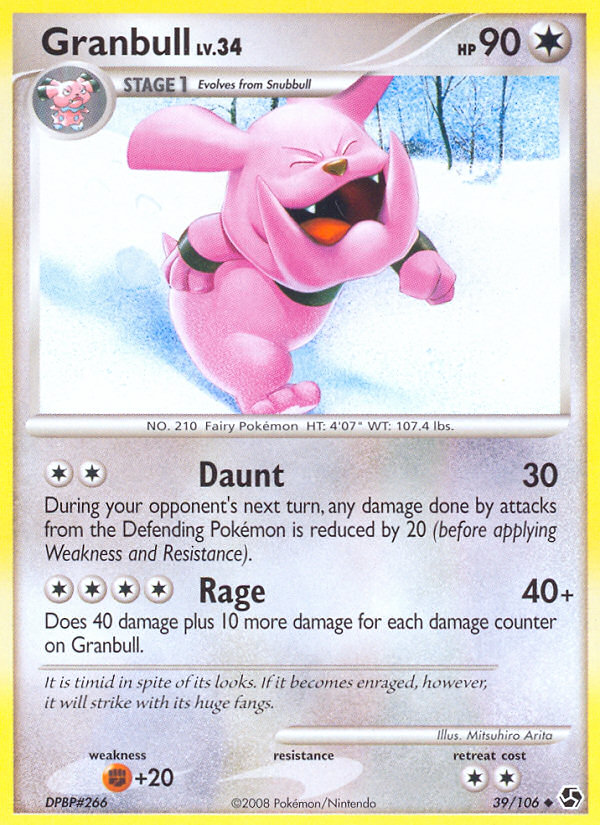 Granbull (39/106) [Diamond & Pearl: Great Encounters] | Odin's Place