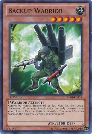 Backup Warrior [BP01-EN159] Common | Odin's Place