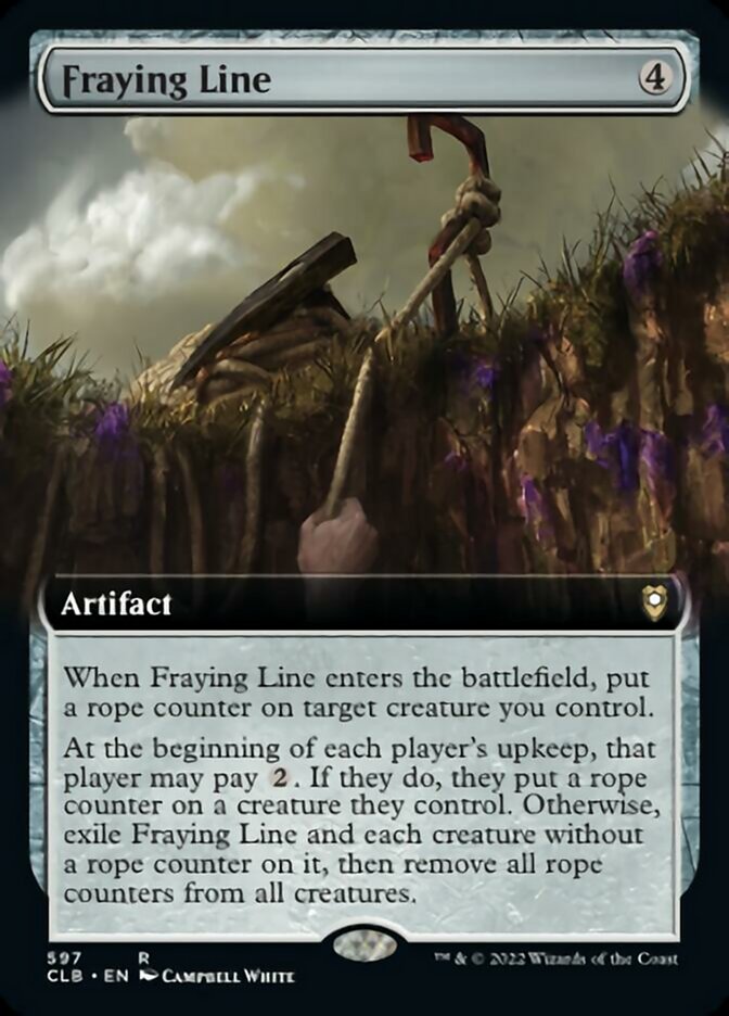 Fraying Line (Extended Art) [Commander Legends: Battle for Baldur's Gate] | Odin's Place