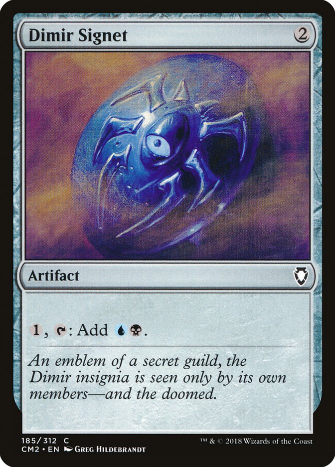 Dimir Signet (185) [Commander Anthology Volume II] | Odin's Place