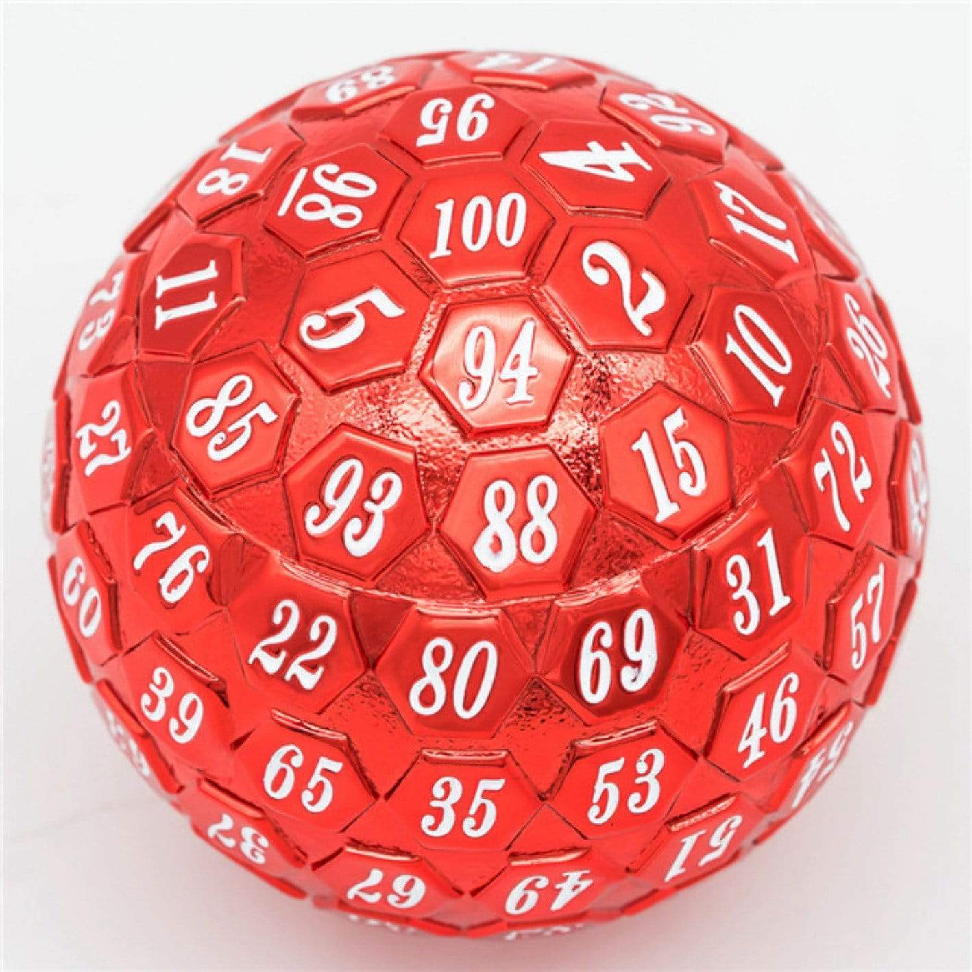 Foam Brain 45mm Metal D100 - Red with White Font | Odin's Place