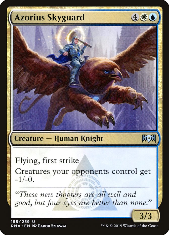 Azorius Skyguard (155) [Ravnica Allegiance] | Odin's Place